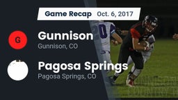 Recap: Gunnison  vs. Pagosa Springs  2017
