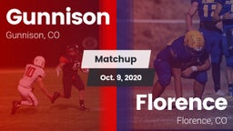 Matchup: Gunnison vs. Florence  2020
