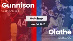 Matchup: Gunnison vs. Olathe  2020