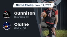 Recap: Gunnison  vs. Olathe  2020