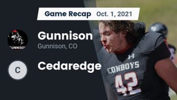 Recap: Gunnison  vs. Cedaredge  2021