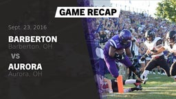 Recap: Barberton  vs. Aurora  2016