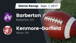 Recap: Barberton  vs. Kenmore-Garfield  2017