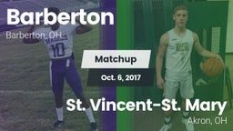 Matchup: Barberton vs. St. Vincent-St. Mary  2017