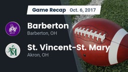 Recap: Barberton  vs. St. Vincent-St. Mary  2017