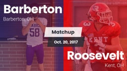 Matchup: Barberton vs. Roosevelt  2017
