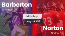 Matchup: Barberton vs. Norton  2018