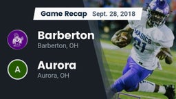 Recap: Barberton  vs. Aurora  2018