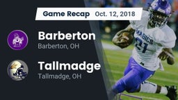 Recap: Barberton  vs. Tallmadge  2018
