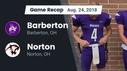 Recap: Barberton  vs. Norton  2018