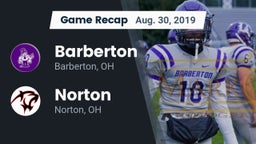 Recap: Barberton  vs. Norton  2019
