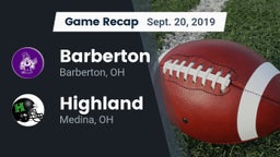 Recap: Barberton  vs. Highland  2019