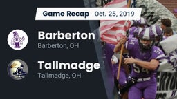 Recap: Barberton  vs. Tallmadge  2019