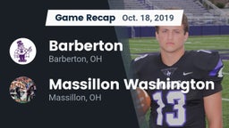 Recap: Barberton  vs. Massillon Washington  2019