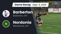 Recap: Barberton  vs. Nordonia  2020