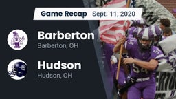 Recap: Barberton  vs. Hudson  2020