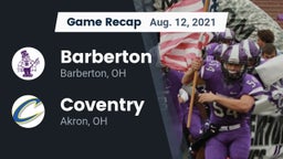 Recap: Barberton  vs. Coventry  2021