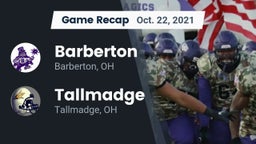 Recap: Barberton  vs. Tallmadge  2021