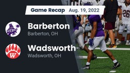 Recap: Barberton  vs. Wadsworth  2022