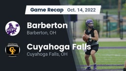 Recap: Barberton  vs. Cuyahoga Falls  2022