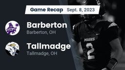 Recap: Barberton  vs. Tallmadge  2023