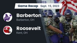 Recap: Barberton  vs. Roosevelt  2023