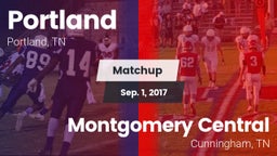 Matchup: Portland vs. Montgomery Central  2017
