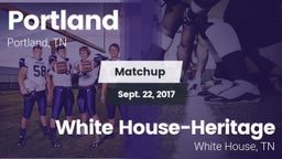 Matchup: Portland vs. White House-Heritage  2017