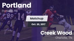 Matchup: Portland vs. Creek Wood  2017