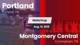 Matchup: Portland vs. Montgomery Central  2018