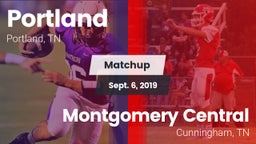 Matchup: Portland vs. Montgomery Central  2019