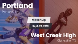 Matchup: Portland vs. West Creek High 2019