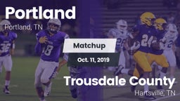 Matchup: Portland vs. Trousdale County  2019