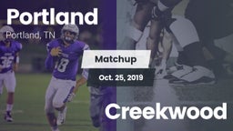 Matchup: Portland vs. Creekwood  2019