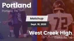 Matchup: Portland vs. West Creek High 2020