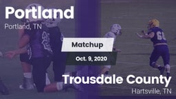 Matchup: Portland vs. Trousdale County  2020