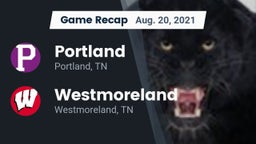 Recap: Portland  vs. Westmoreland  2021