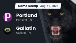 Recap: Portland  vs. Gallatin  2022