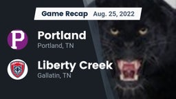 Recap: Portland  vs. Liberty Creek  2022