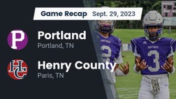 Recap: Portland  vs. Henry County  2023