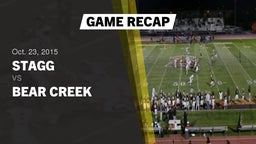 Recap: Stagg  vs. Bear Creek 2015