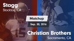 Matchup: Stagg vs. Christian Brothers  2016
