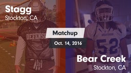 Matchup: Stagg vs. Bear Creek  2016