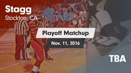 Matchup: Stagg vs. TBA 2016