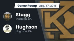Recap: Stagg  vs. Hughson  2018