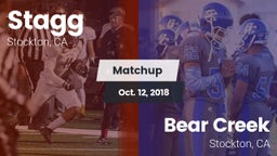 Matchup: Stagg vs. Bear Creek  2018