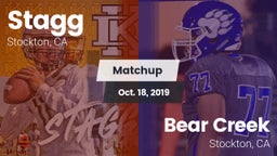 Matchup: Stagg vs. Bear Creek  2019