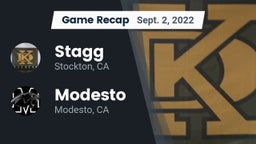 Recap: Stagg  vs. Modesto  2022