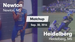 Matchup: Newton vs. Heidelberg  2016