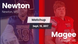 Matchup: Newton vs. Magee  2017